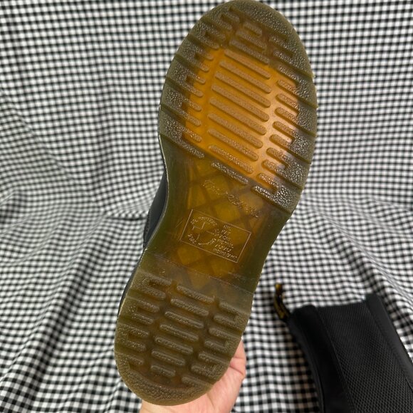 Dr Martens 2976 Hi Smooth Leather Chelsea Boots Black Tall Docs Women's 8 - Picture 8 of 8